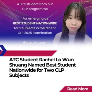 ATC student Rachel Lo named best CLP exam student nationwide in two subjects for 2025