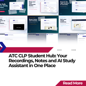 ATC CLP Student Hub portal for CLP class recordings, notes and AI study support