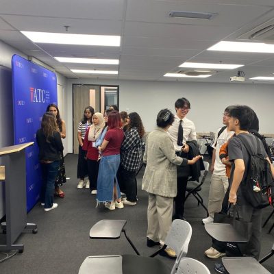 Irene Kam delivering the Networking Essentials masterclass during ATC Legal Careers Week 2026